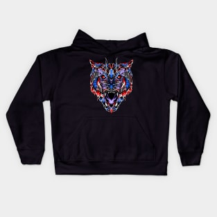 Savage wolf warrior Kids Hoodie